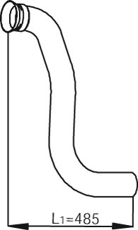 Exhaust Pipe DINEX 53277