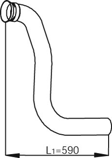 Exhaust Pipe DINEX 53281