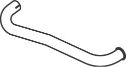 Exhaust Pipe DINEX 53657