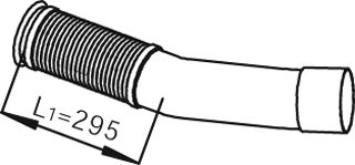 Exhaust Pipe DINEX 54163