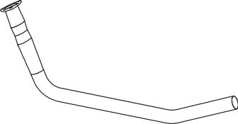 Exhaust Pipe DINEX 54166