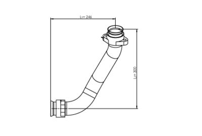 Exhaust Pipe DINEX 54233