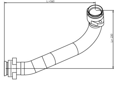 Exhaust Pipe DINEX 54234