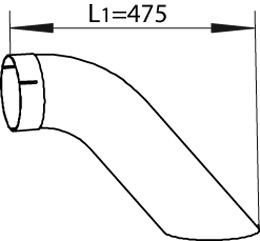 Exhaust Pipe DINEX 54668