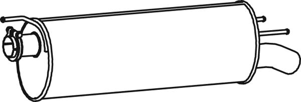 DINEX 62311 Rear Muffler