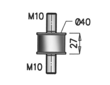 Rubber Strip, exhaust system DINEX 64804