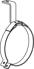 Mount, exhaust system DINEX 64862