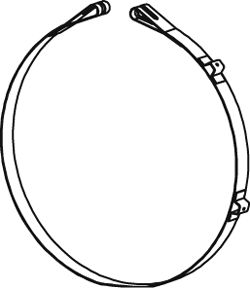 DINEX 64891 Rubber Mount, muffler