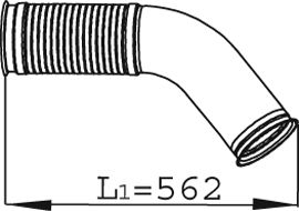 Exhaust Pipe DINEX 67121