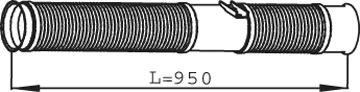 Exhaust Pipe DINEX 68277