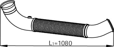 Exhaust Pipe DINEX 68505