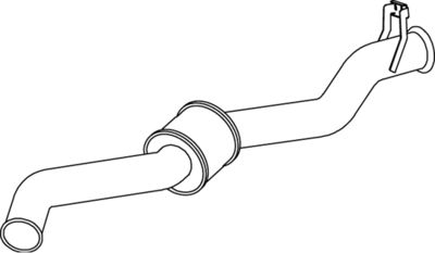 Rear Muffler DINEX 68609