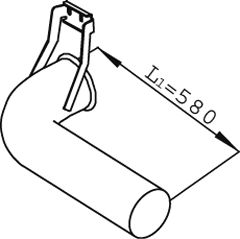 Exhaust Pipe DINEX 68611