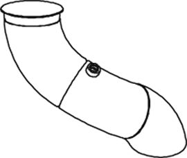 Exhaust Pipe DINEX 68626