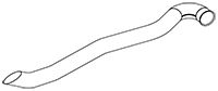 Exhaust Pipe DINEX 68745