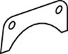 Mount, exhaust system DINEX 68836