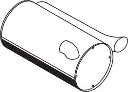 Centre/Rear Muffler DINEX 80339