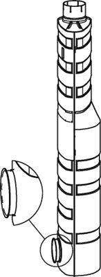 DINEX 80454 Centre Muffler