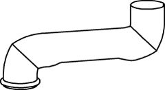 Exhaust Pipe DINEX 80554