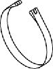 DINEX 80927 Clamping Piece, exhaust system