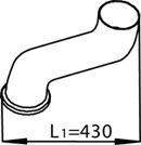 Exhaust Pipe DINEX 81676