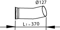 Exhaust Pipe DINEX 82144