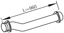 Exhaust Pipe DINEX 82164