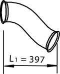 Exhaust Pipe DINEX 82210
