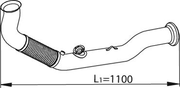 Exhaust Pipe DINEX 82229