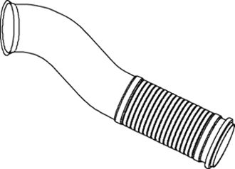 Exhaust Pipe DINEX 82235