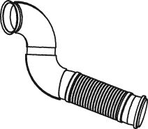 Exhaust Pipe DINEX 82252