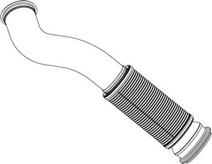 DINEX 82266 Exhaust Pipe