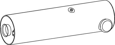 Centre/Rear Muffler DINEX 82420