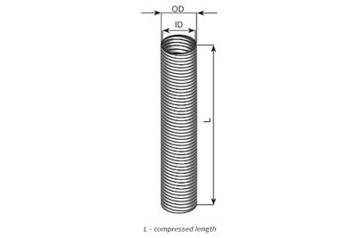 Corrugated Pipe, exhaust system DINEX 94225