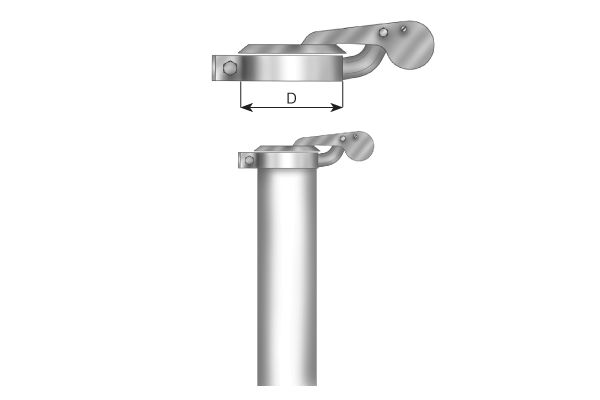 DINEX 98420 Rain Flap, tailpipe