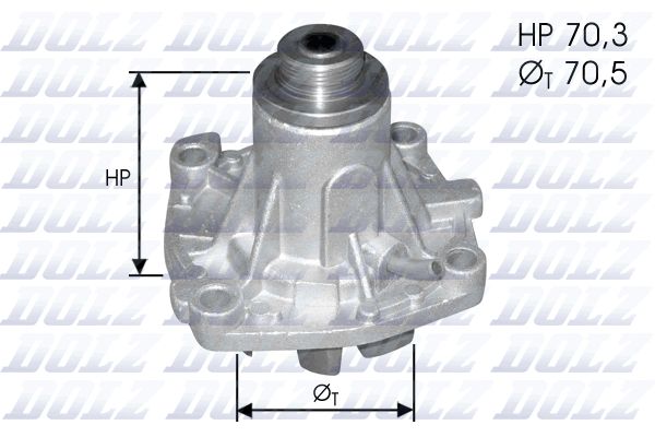DOLZ A131ST Water Pump, engine cooling