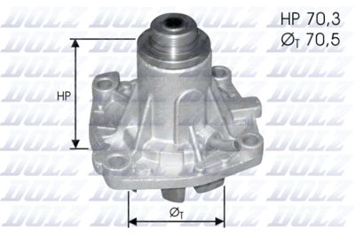 Water Pump, engine cooling DOLZ A131ST