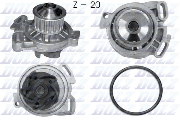 DOLZ A154 Water Pump, engine cooling