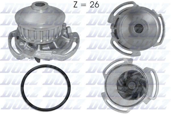 DOLZ A159 Water Pump, engine cooling