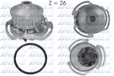 Water Pump, engine cooling DOLZ A159