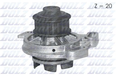 Water Pump, engine cooling DOLZ A162