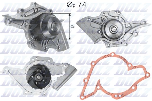 DOLZ A175 Water Pump, engine cooling