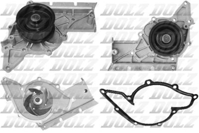 Water Pump, engine cooling DOLZ A201