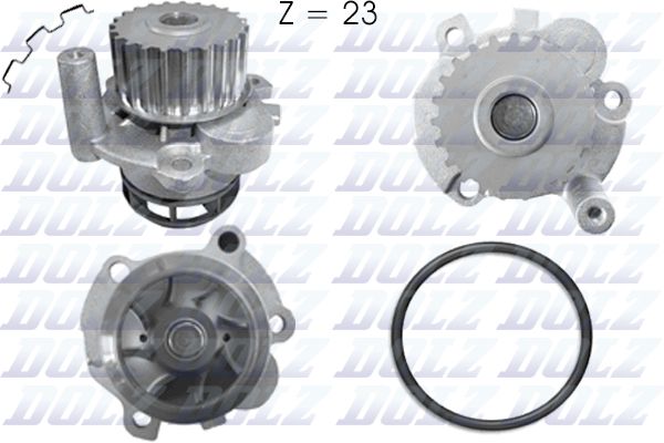 DOLZ A212 Water Pump, engine cooling