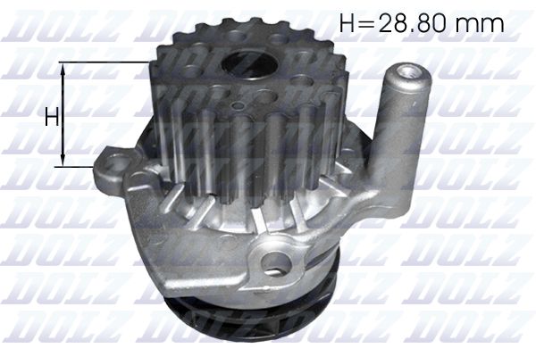 DOLZ A222 Water Pump, engine cooling