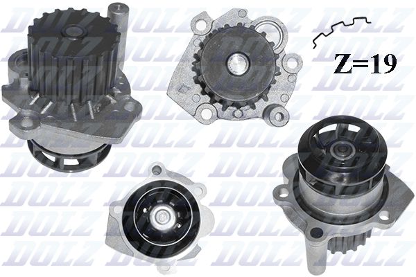 DOLZ A250 Water Pump, engine cooling