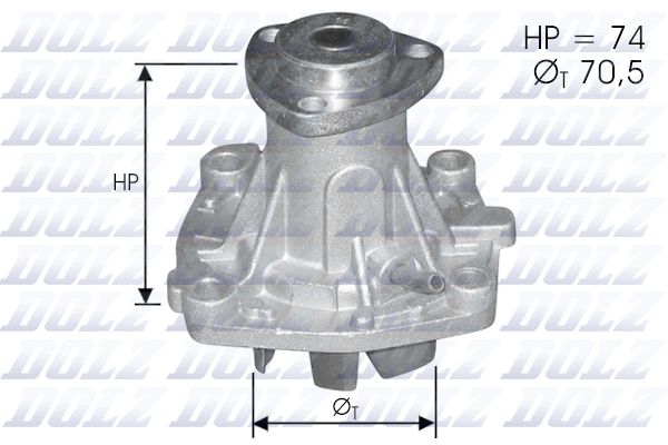 DOLZ A330ST Water Pump, engine cooling