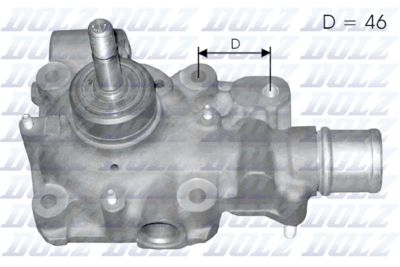 Water Pump, engine cooling DOLZ B120