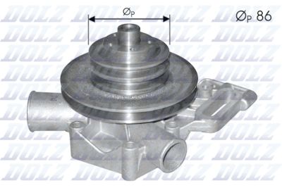 Water Pump, engine cooling DOLZ C115