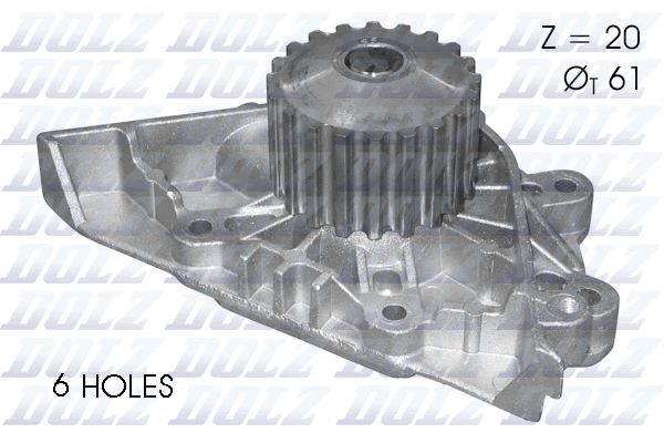 DOLZ C124 Water Pump, engine cooling